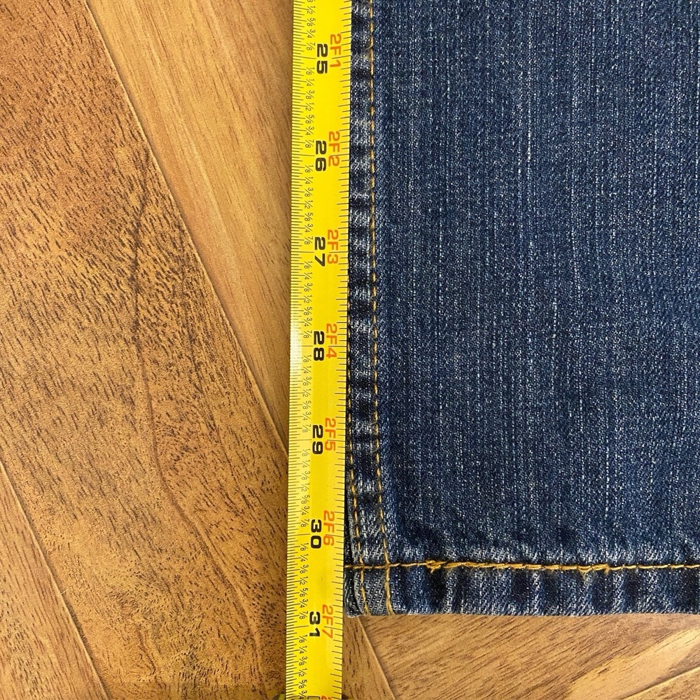 Levi's 514 Straight Fit Jeans Mens 38x30 Blue Denim 100% Cotton Classic Casual - Picture 5 of 7